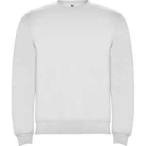 Roly Unisex Adult Clasica Crew Neck Sweatshirt / White